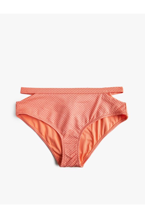 Koton Koton Bikini Bottom - Orange - High Waist