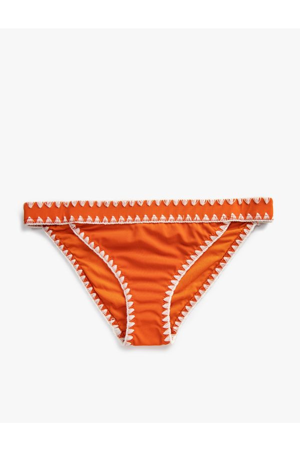 Koton Koton Bikini Bottom - Orange - Normal Waist