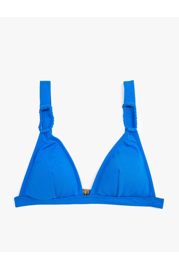 Koton Koton Bikini Top - Blue - Plain