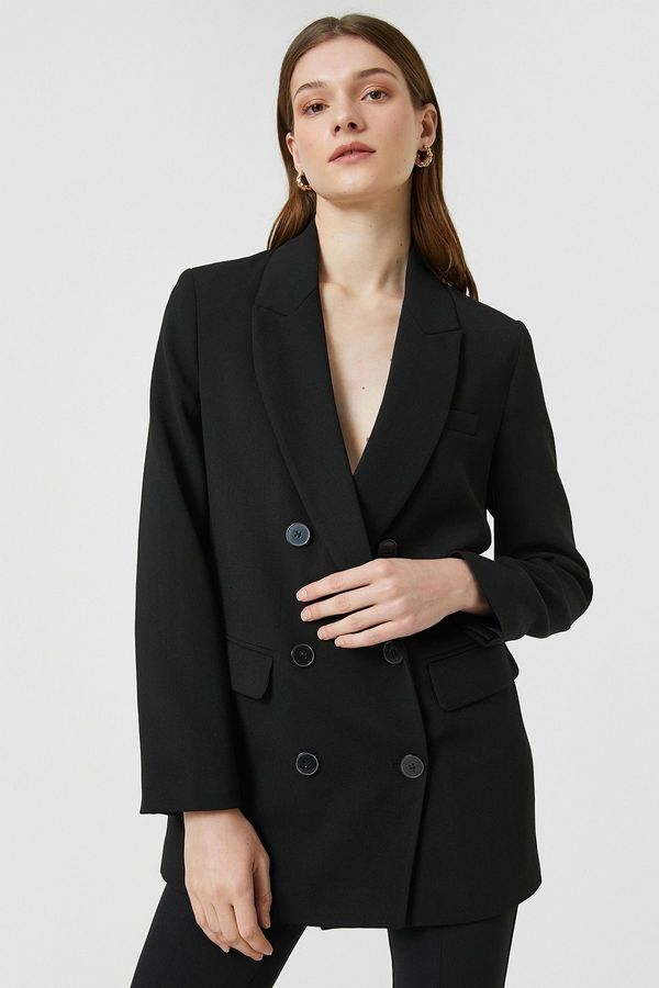 Koton Koton Blazer - Black - Regular fit