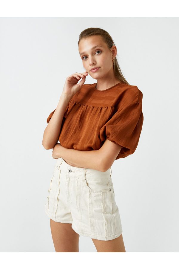 Koton Koton Blouse - Brown - Regular fit