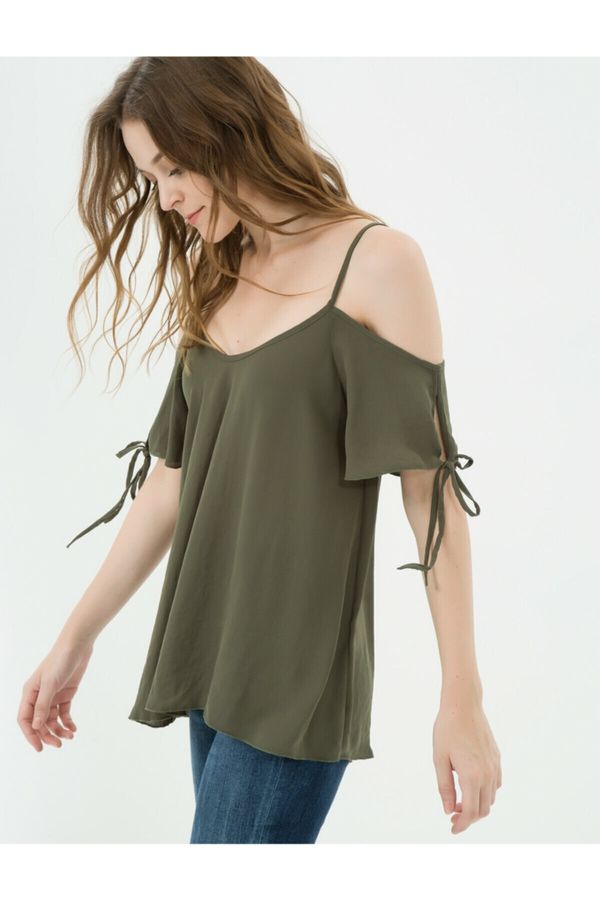 Koton Koton Blouse - Khaki - Regular fit