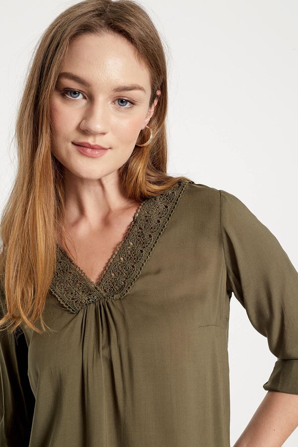 Koton Koton Blouse - Khaki - Regular fit