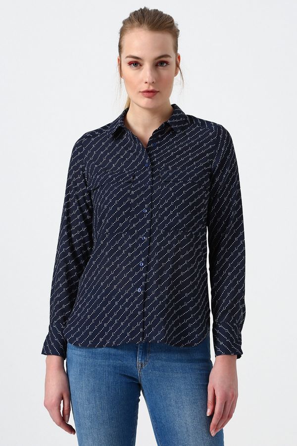 Koton Koton Blouse - Navy blue - Regular fit