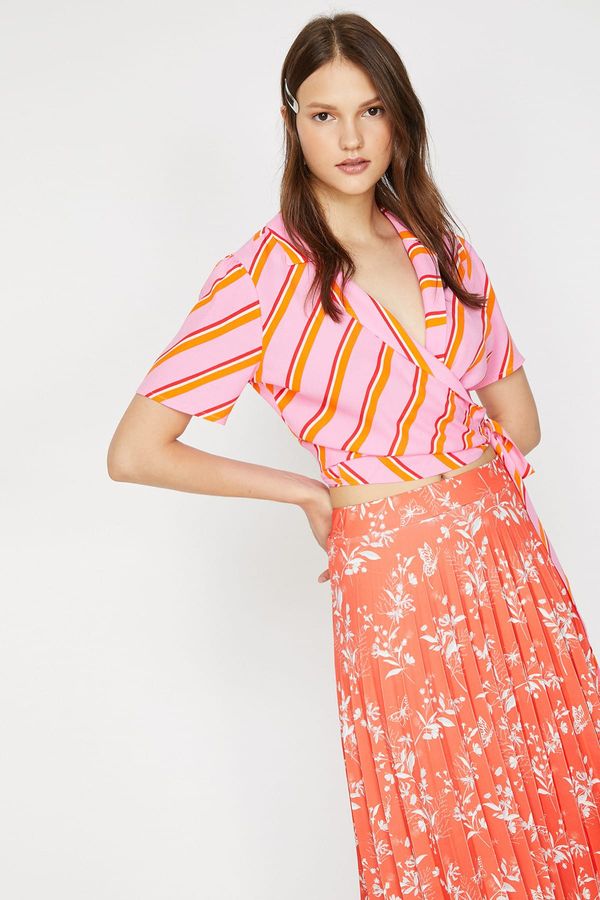 Koton Koton Blouse - Orange - Fitted