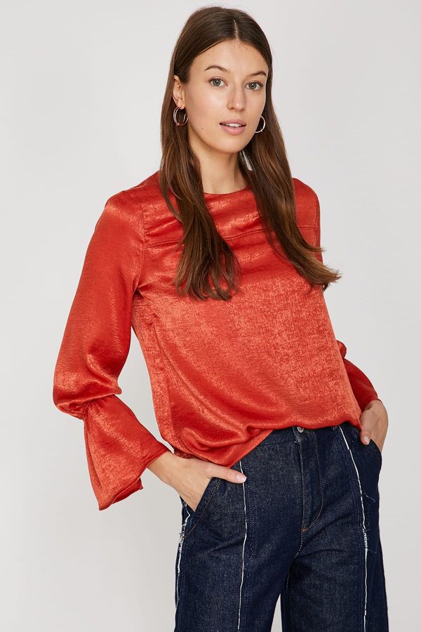 Koton Koton Blouse - Orange - Regular fit