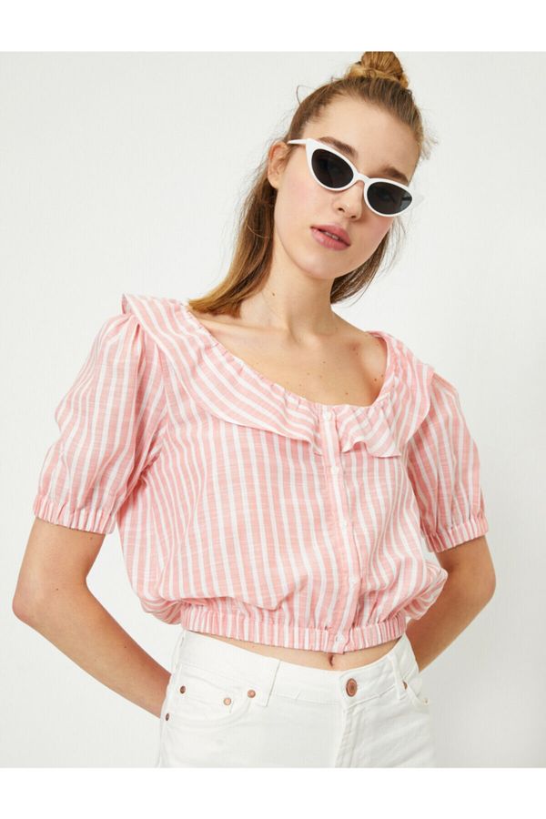 Koton Koton Blouse - Pink - Fitted