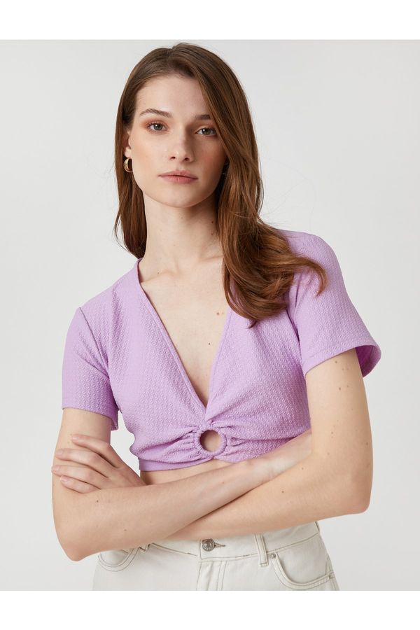 Koton Koton Blouse - Purple - Fitted