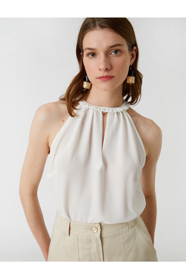 Koton Koton Blouse - White - Fitted