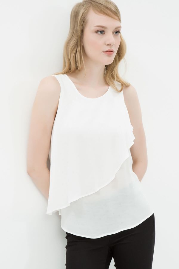 Koton Koton Blouse - White - Regular fit