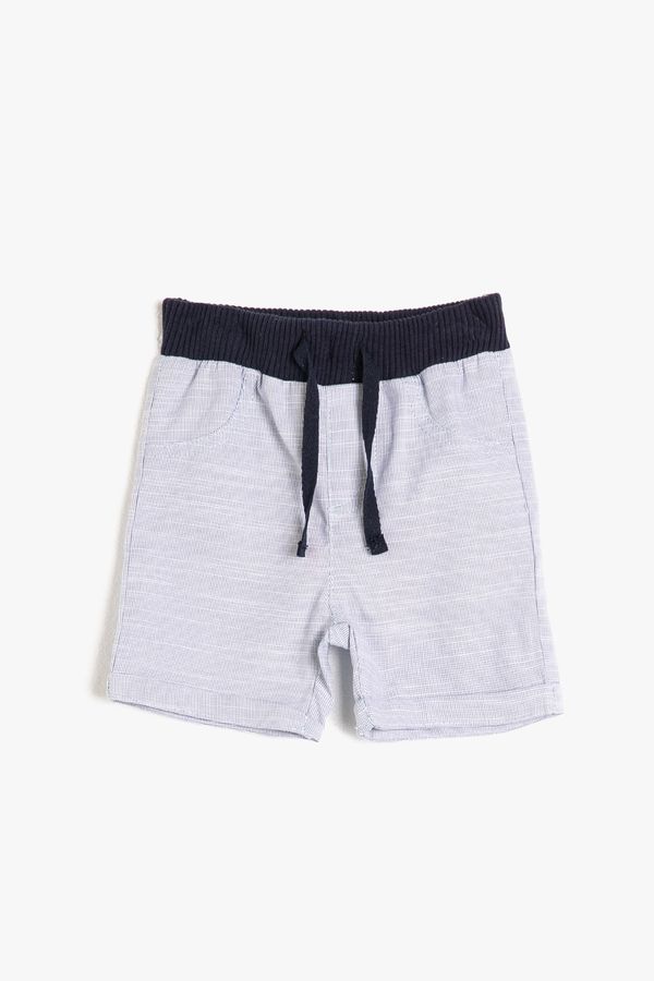 Koton Koton Blue Baby Boy Shorts & Bermudy