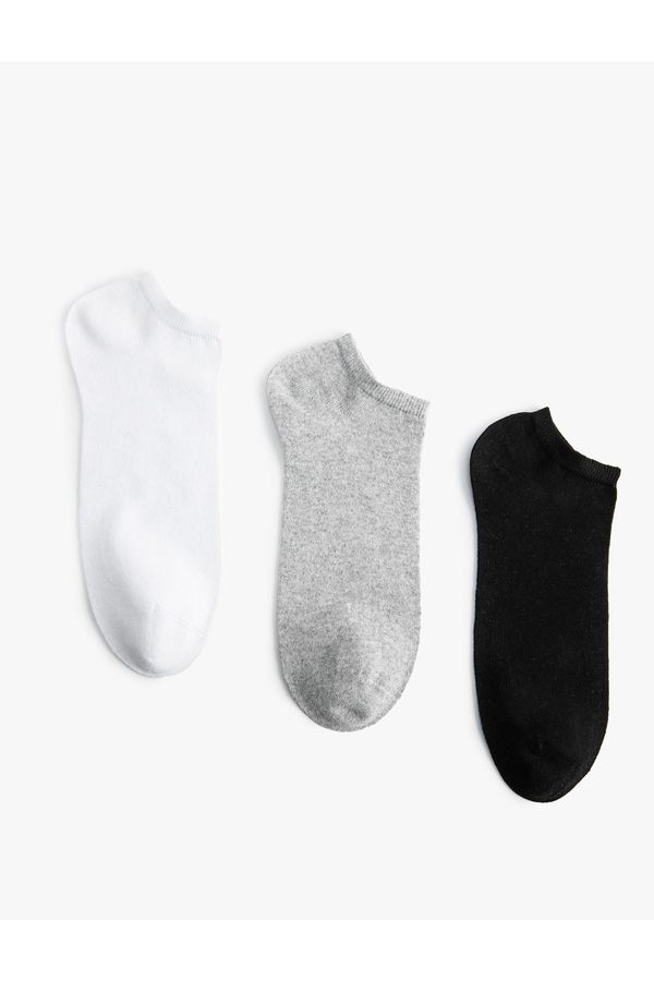 Koton Koton Booties Socks 3 Pack Basic