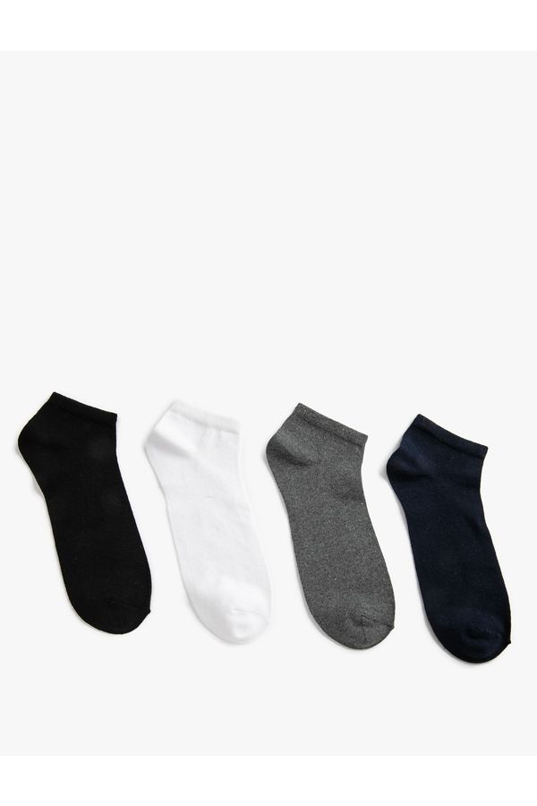 Koton Koton Booties Socks 4 Pack Basic