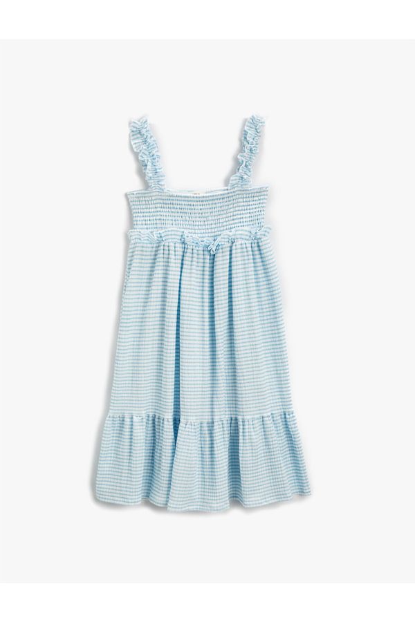 Koton Koton Both Dress - Blue - Ruffle