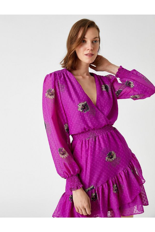 Koton Koton Both Dress - Purple - Ruffle