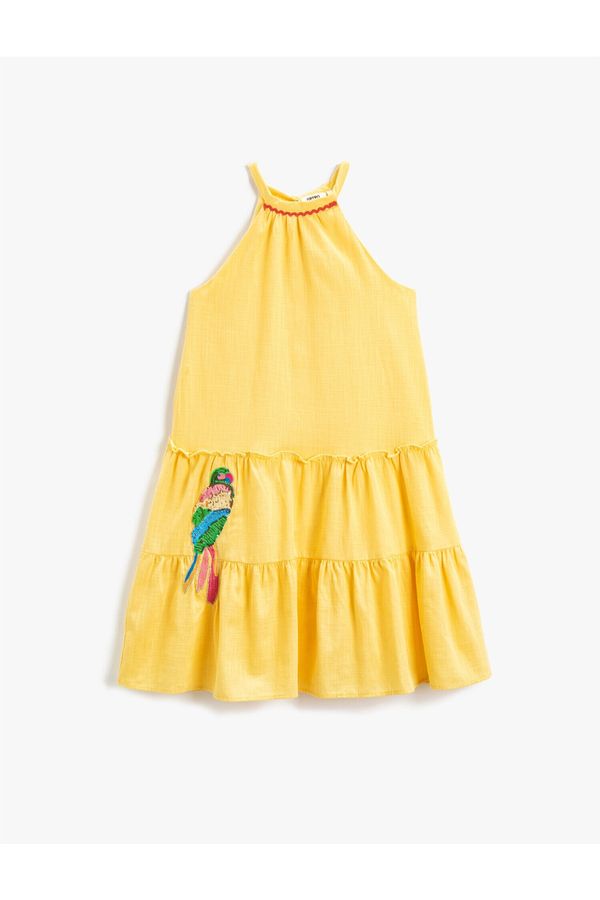 Koton Koton Both Dress - Yellow - Ruffle