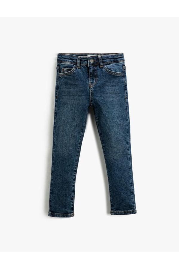Koton Koton Boys' Jeans Straight Leg Normal Waist - Straight Jeans