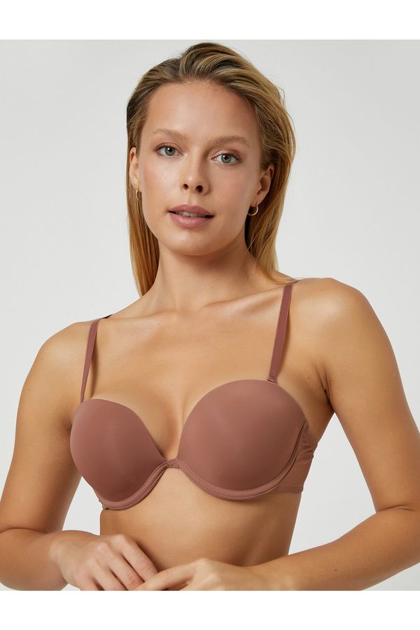 Koton Koton Bra - Brown - Plain