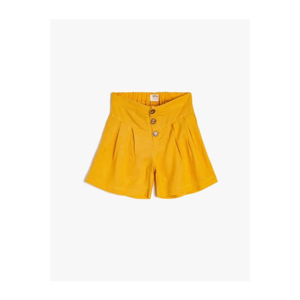Koton Koton Button Detailed Shorts