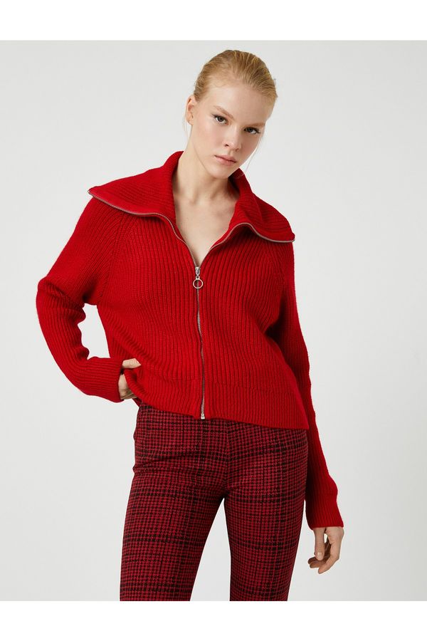 Koton Koton Cardigan - Red - Regular fit