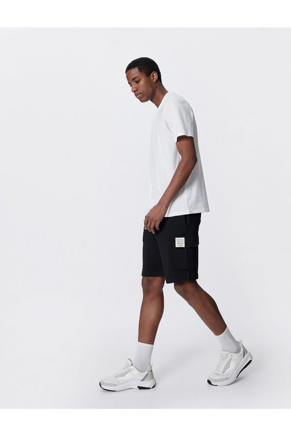 Koton Koton Cargo Shorts Pocket Detailed Waist Tied Slim Fit