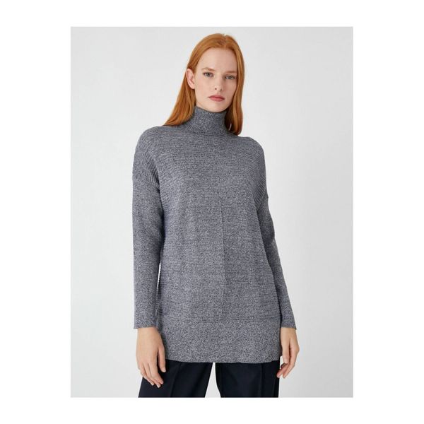 Koton Koton Cotton Turtleneck Knitwear Sweater