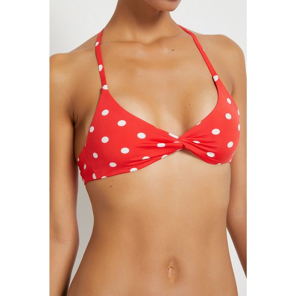 Koton Koton Damski czerwony bikini top