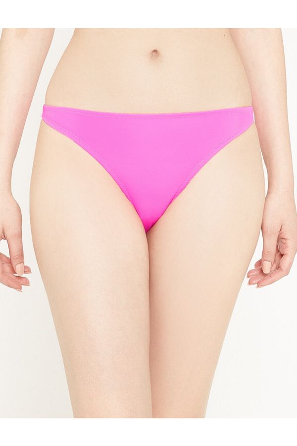 Koton Koton Damski Fuchsia Bikini Bottom