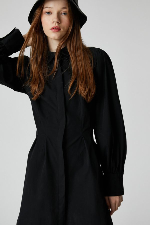 Koton Koton Dress - Black - Shirt dress
