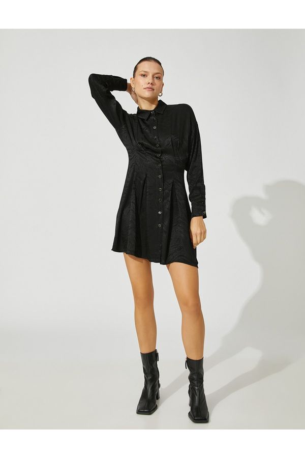 Koton Koton Dress - Black - Shirt dress