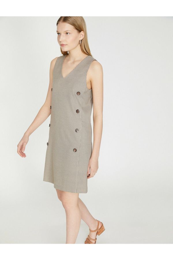 Koton Koton Dress - Brown - Shift