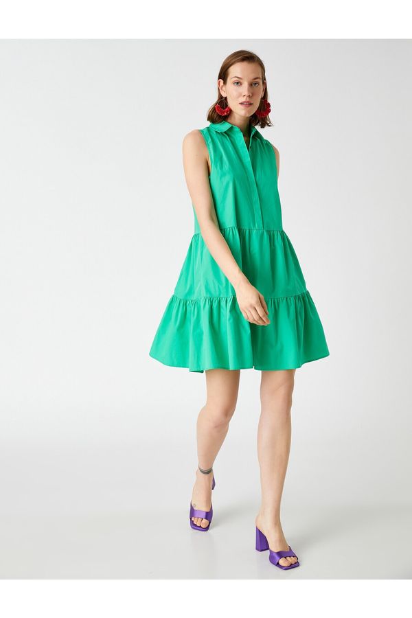 Koton Koton Dress - Green - Shirt dress