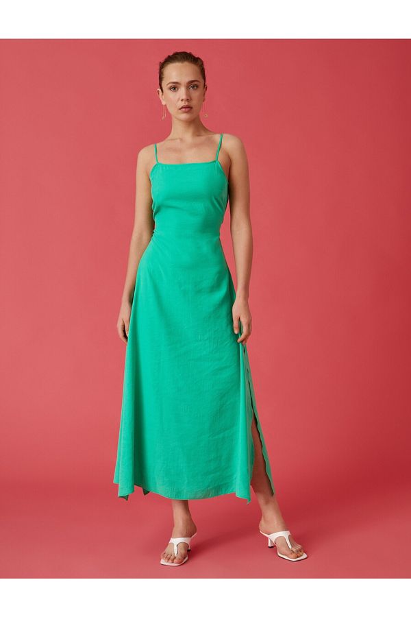Koton Koton Dress - Green - Wrapover