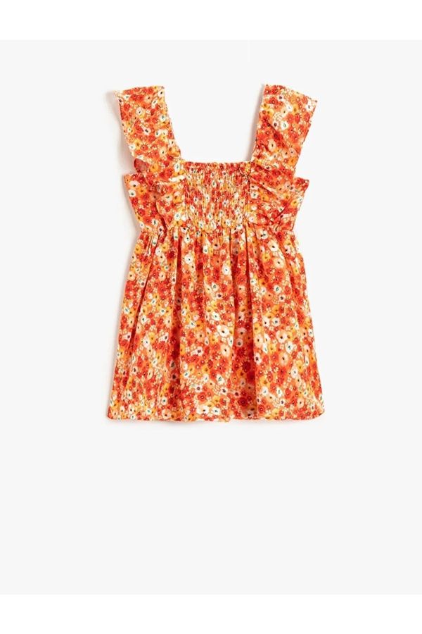 Koton Koton Dress - Orange - Ruffle both