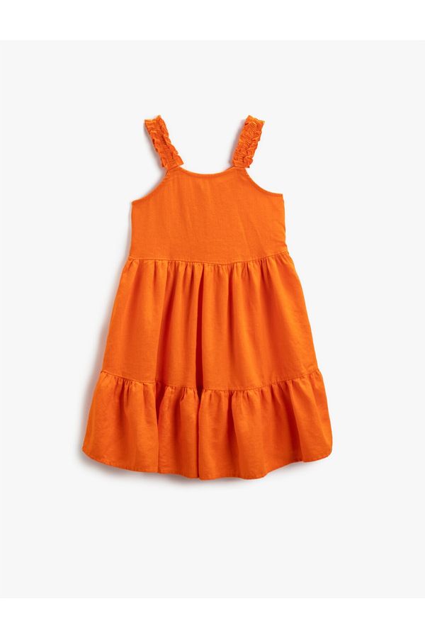 Koton Koton Dress - Orange - Ruffle both