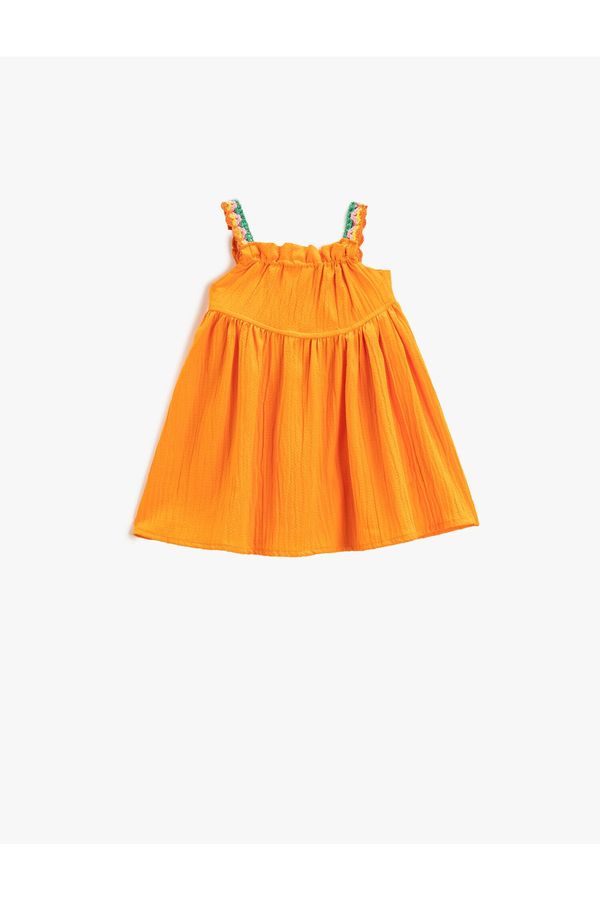 Koton Koton Dress - Orange - Ruffle both