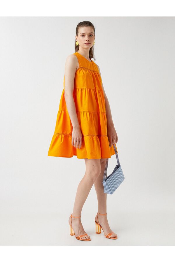Koton Koton Dress - Orange - Smock dress