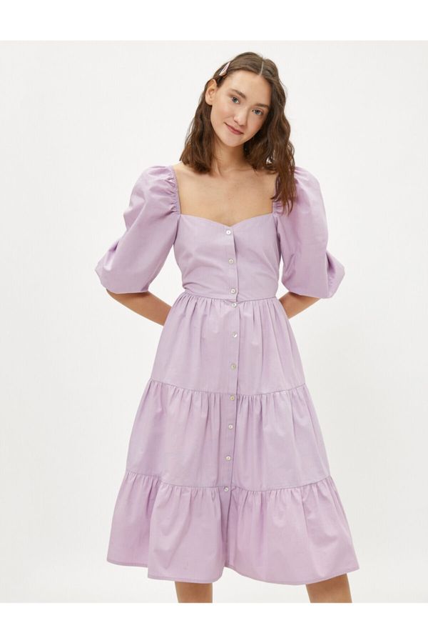 Koton Koton Dress - Purple - Smock dress