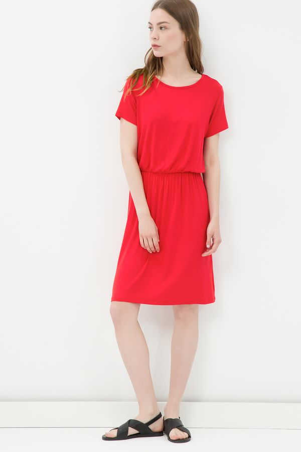 Koton Koton Dress - Red - Basic