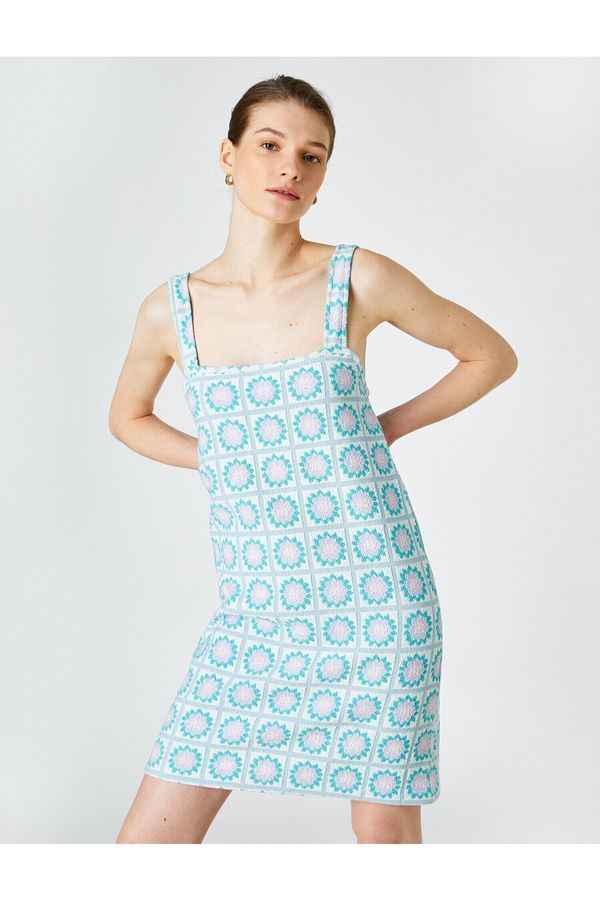 Koton Koton Dress - Turquoise - Basic