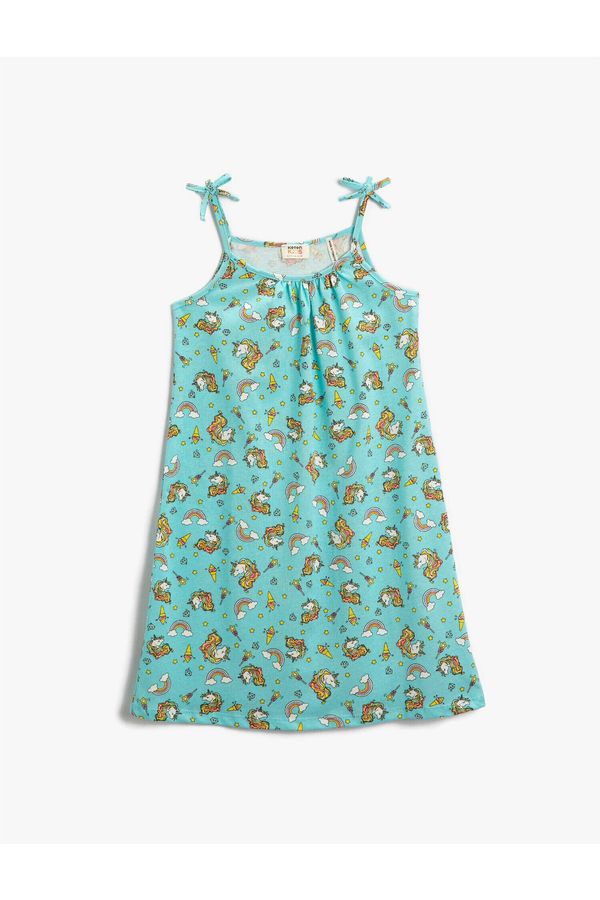 Koton Koton Dress - Turquoise - Basic