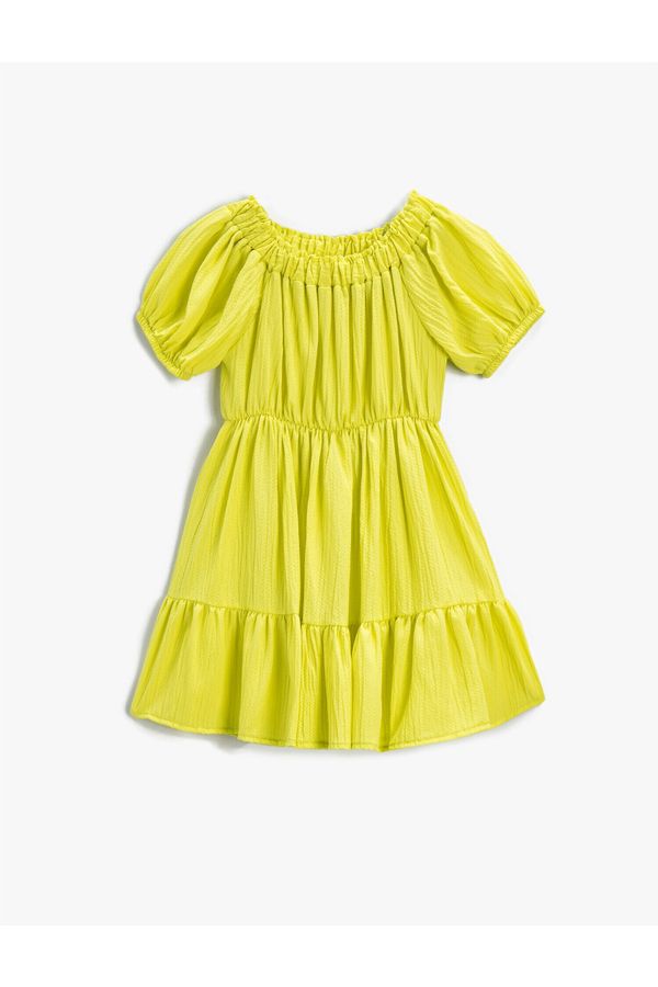 Koton Koton Dress - Yellow - Basic