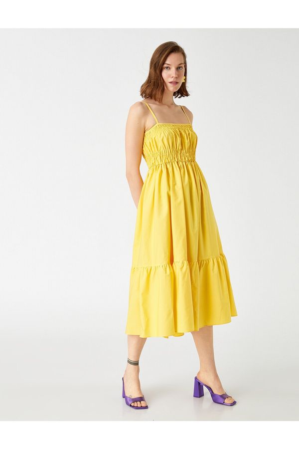 Koton Koton Dress - Yellow - Smock dress