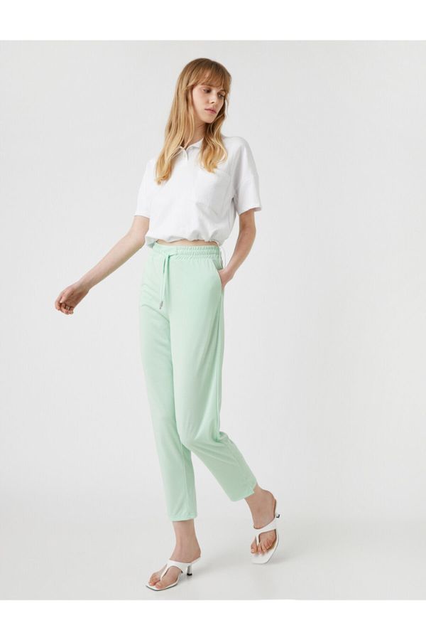 Koton Koton Elastic Waist Trousers