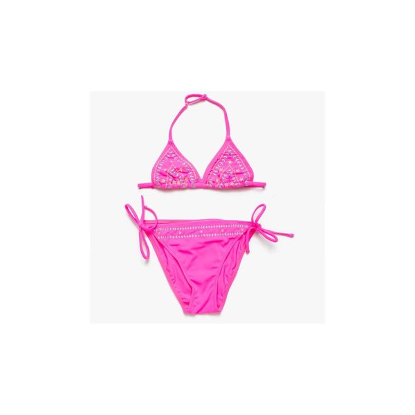 Koton Koton Fuchsia Girls' Bikini Top