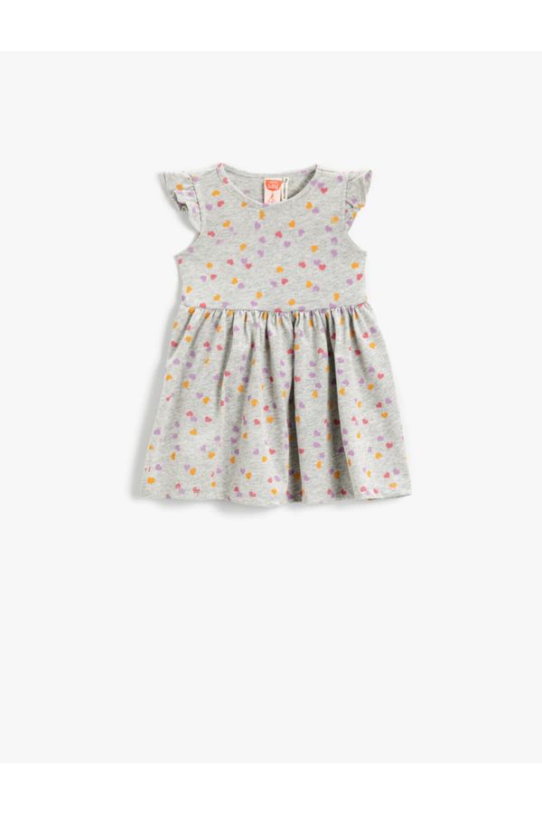 Koton Koton Girl's Grey/0D2 Dress