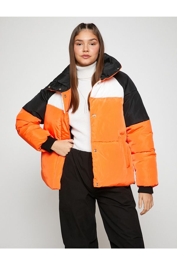 Koton Koton Jacket - Orange - Regular fit
