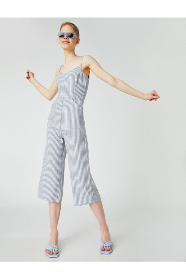 Koton Koton Jumpsuit - Blue - Regular