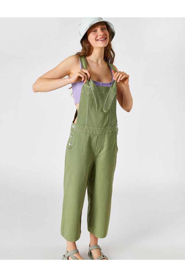 Koton Koton Jumpsuit - Khaki - Regular fit