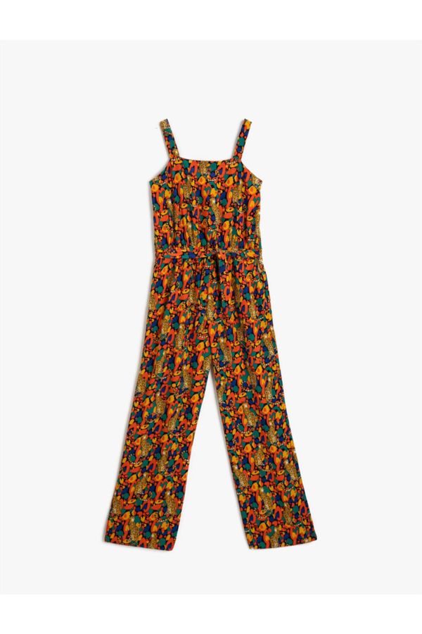 Koton Koton Jumpsuit - Orange - Fitted